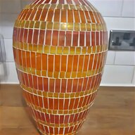 red mosaic vase for sale