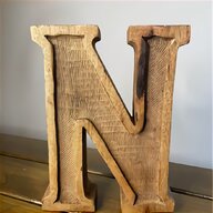wooden printing block letters for sale
