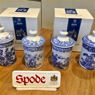 spode blue italian canisters for sale