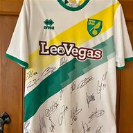 norwich city football shirt signed for sale