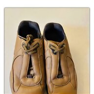 mens brown leather trainers for sale