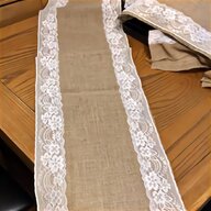 hessian lace table runners for sale