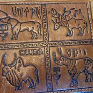 mens animal leather wallet for sale