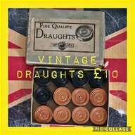 draughts set vintage for sale