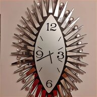 vintage sunburst clocks for sale