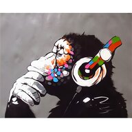 banksy canvas for sale