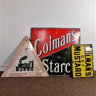 colmans mustard sign for sale