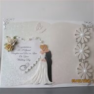 boxed handmade wedding card for sale