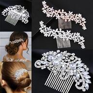 diamante hair clips for sale