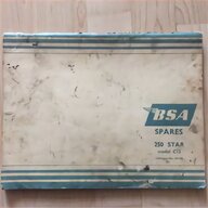 bsa motorcycle parts manuals for sale