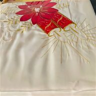 embroidered christmas tablecloth for sale