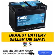 exide car battery for sale