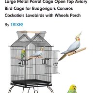 aluminium parrot cage for sale