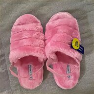 pink fluffy slippers for sale