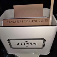 recipe card box for sale