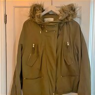 zara khaki coat for sale
