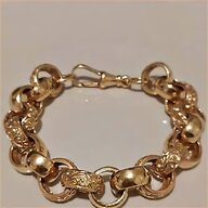 9ct gold belcher bracelet for sale