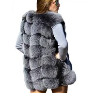 real fur waistcoat for sale