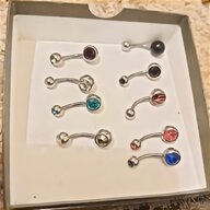 white gold belly bar for sale