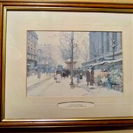 street scene painting for sale