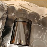 amber glass jars lids for sale