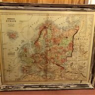 old maps framed for sale