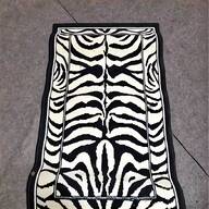 black white zebra rug for sale