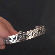 mens heavy silver bracelet for sale
