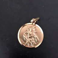 gold st christopher pendant for sale