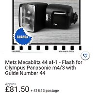 metz flash for sale