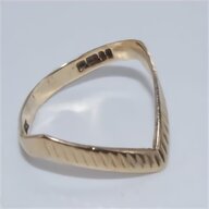 gold wishbone ring for sale