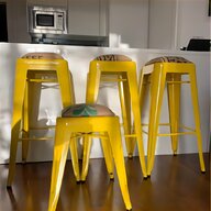 yellow metal stool for sale