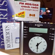 roberts dab clock radio for sale