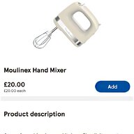 moulinex mixer for sale