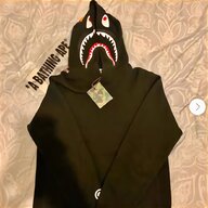 black bape shark hoodie for sale