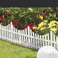 plastic picket garden fencing for sale