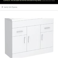 white gloss cabinets 1000mm for sale