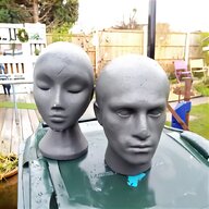 painted mannequin heads for sale