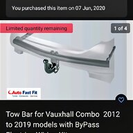 towbar vauxhall combo for sale