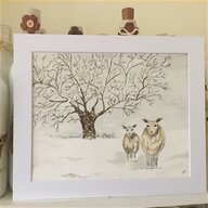 sheep watercolour painting for sale
