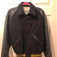 letterman jacket leather sleeve for sale
