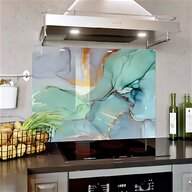 kitchen glass splashbacks green for sale