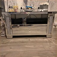 mirrored tv stand for sale