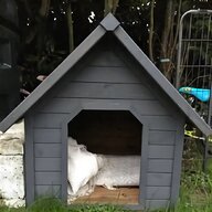 wooden dog kennel medium for sale