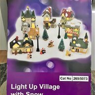 christmas village scene for sale