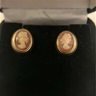 cameo stud earrings for sale