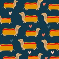 sausage dog fabric for sale