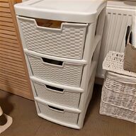 white plastic drawers for sale