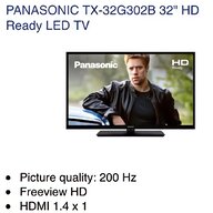 panasonic television for sale