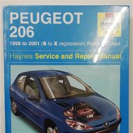 peugeot 206 haynes manual for sale
